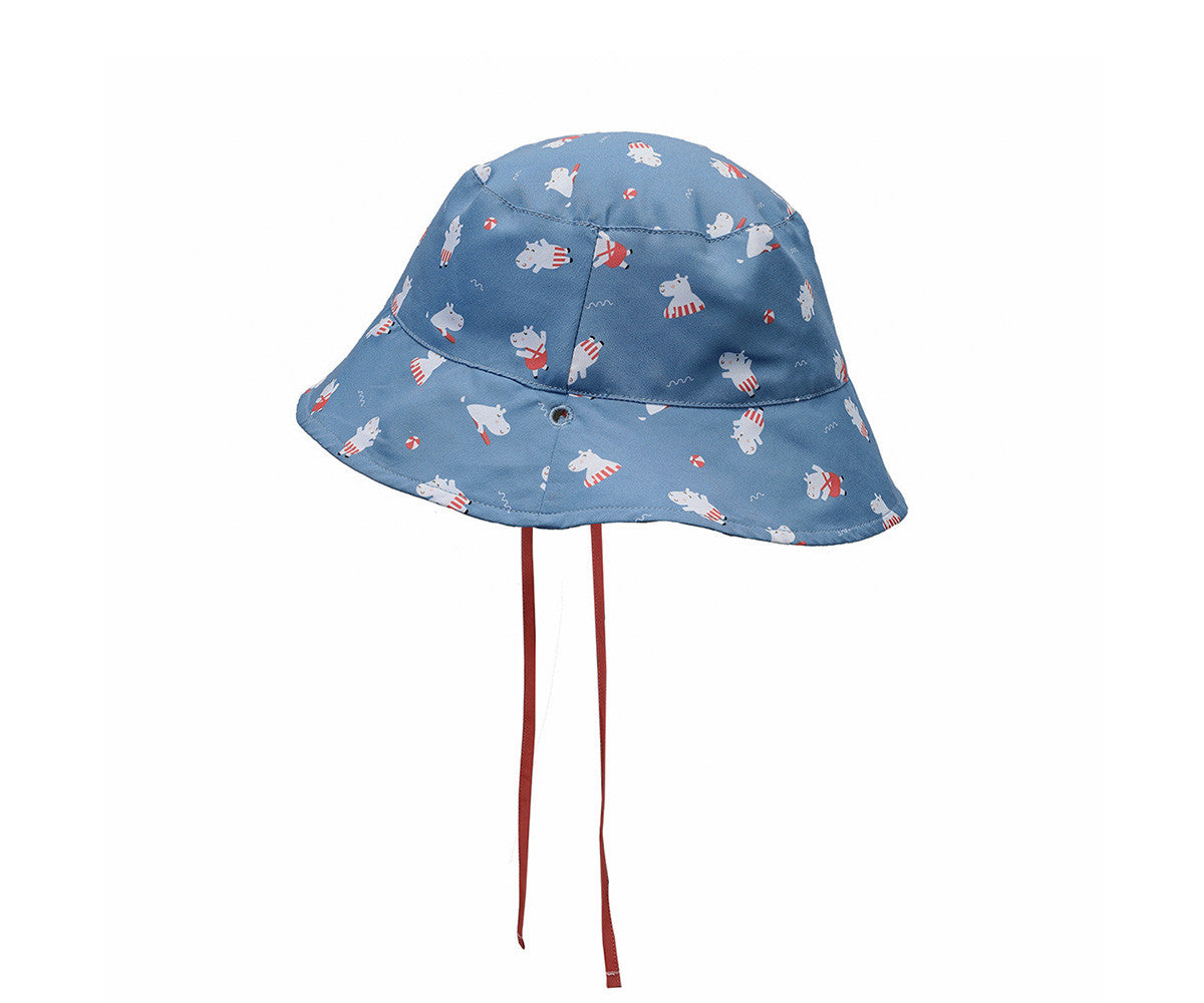 Cappello spiaggia reversibile tutete