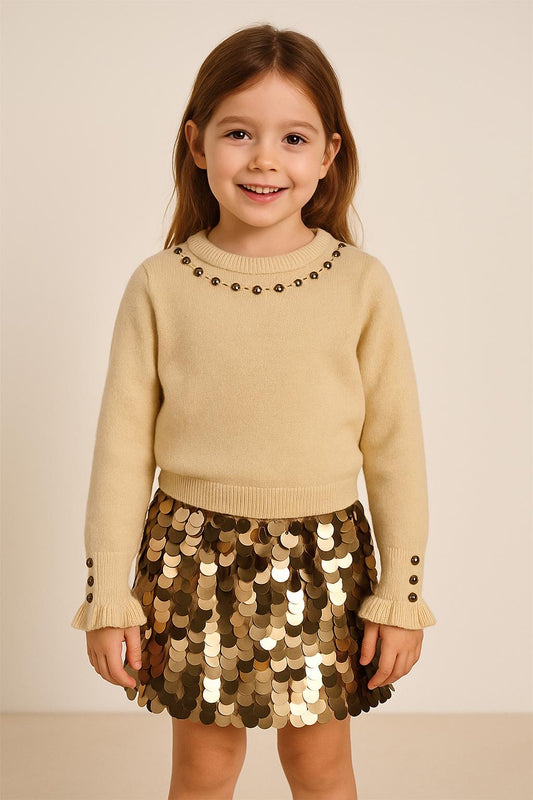 Completo Gold Paillettes