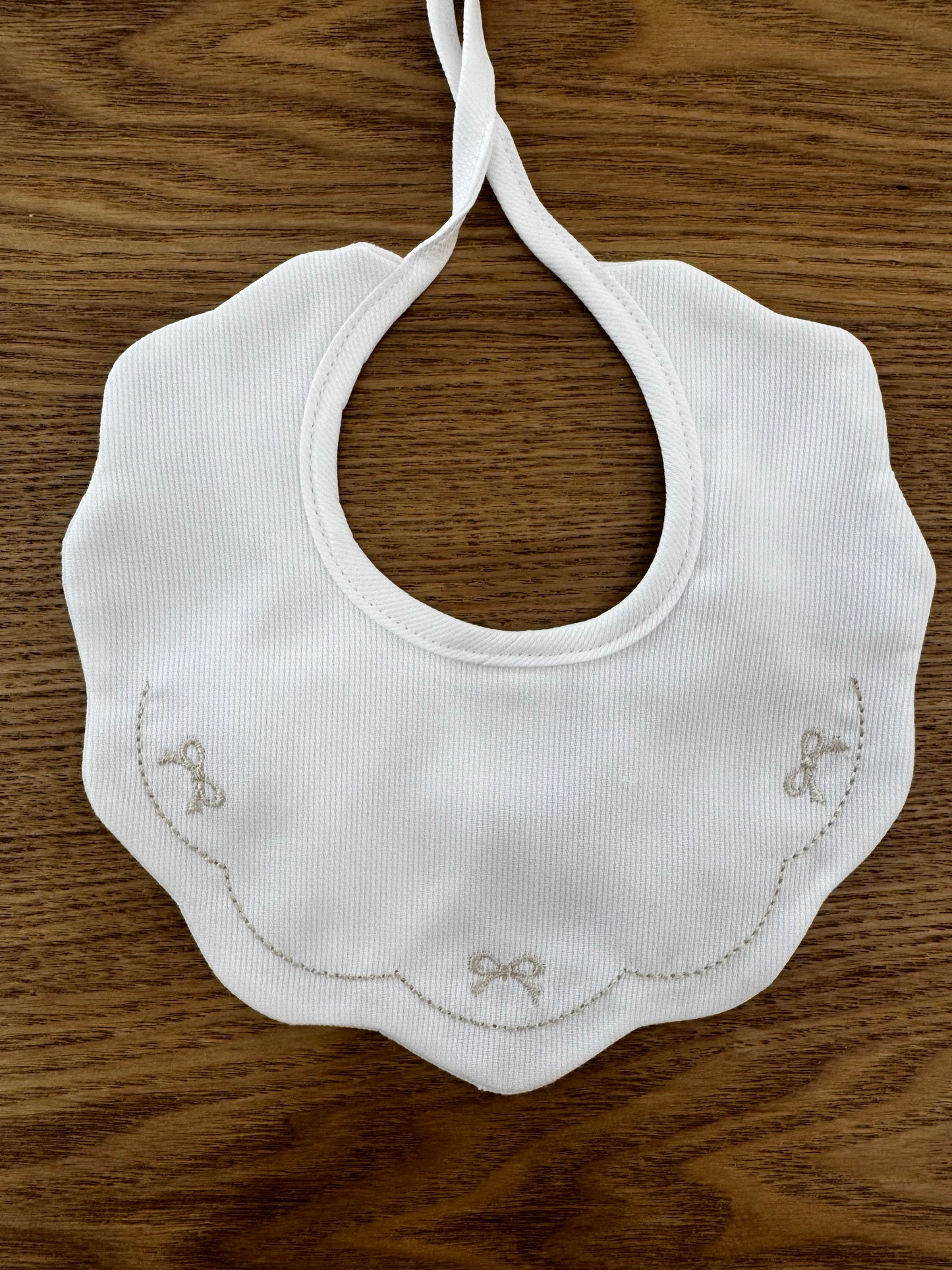 Bavetta new Born fiocco 100% cotone