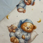Coperta sfoderabile teddy blu