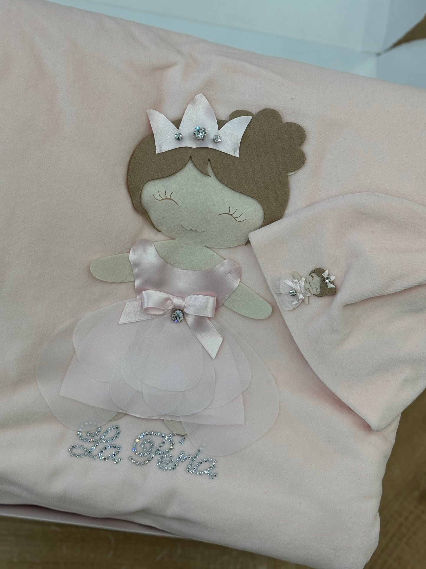 Coperta ballet ciniglia più cappello