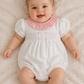Pagliaccetto smock girl rosa