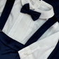Completo blu cobalto velvet