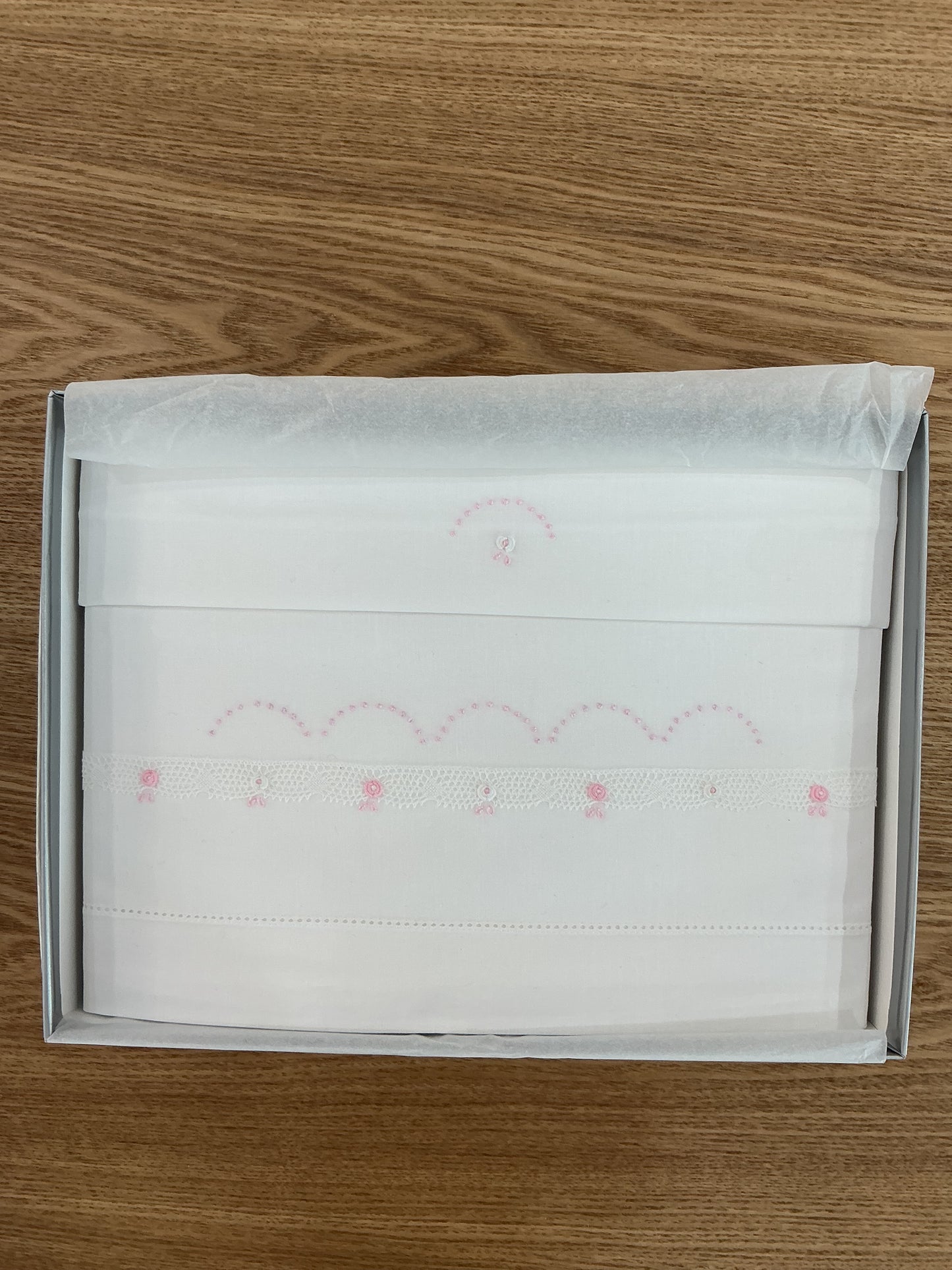 Set lenzuola roselline a vapore rosa 85346
