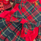 Abito Tartan Con Fioccone