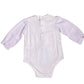 Body Girocollo In Cotone Con Manica In Organza PETIT