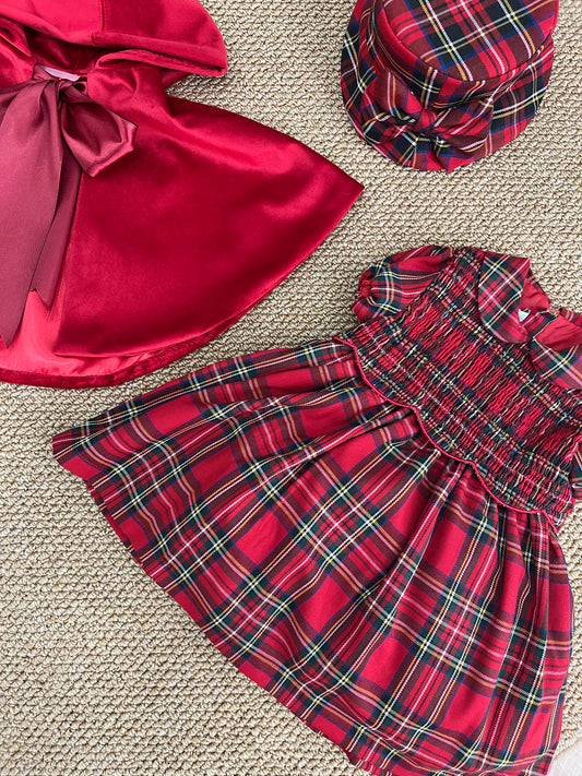 Dress Mezza Manica Scozzese