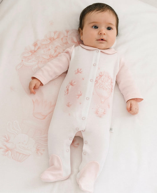 Tutina mongolfiera pink