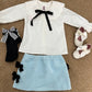 Camicia Black Bow
