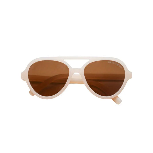 Occhiali da Sole Aviator Polarizzati Creamy White Child