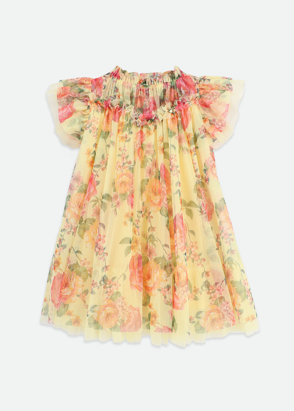 Abito Hettie Floral Yellow