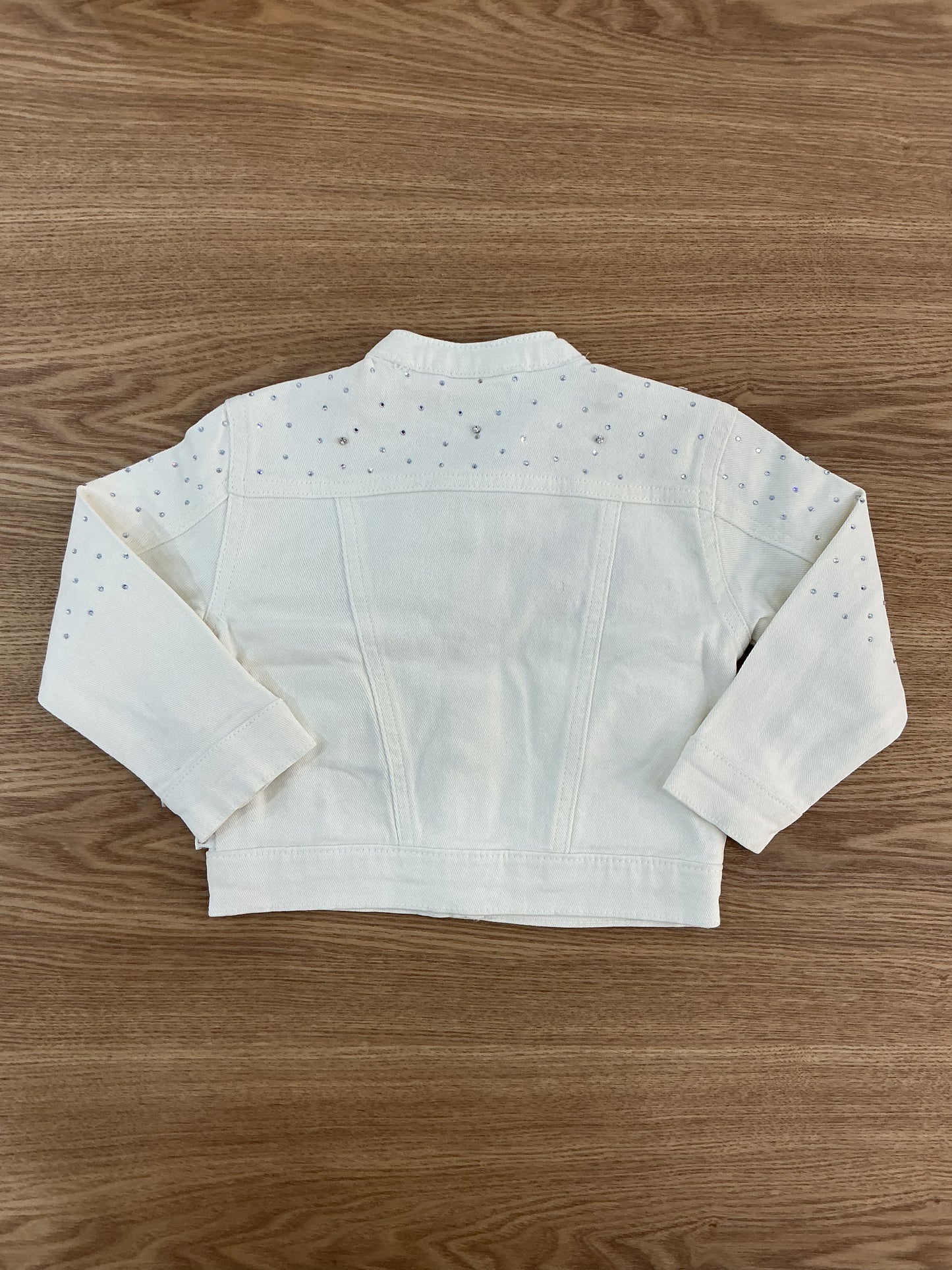 Giubbino denim latte