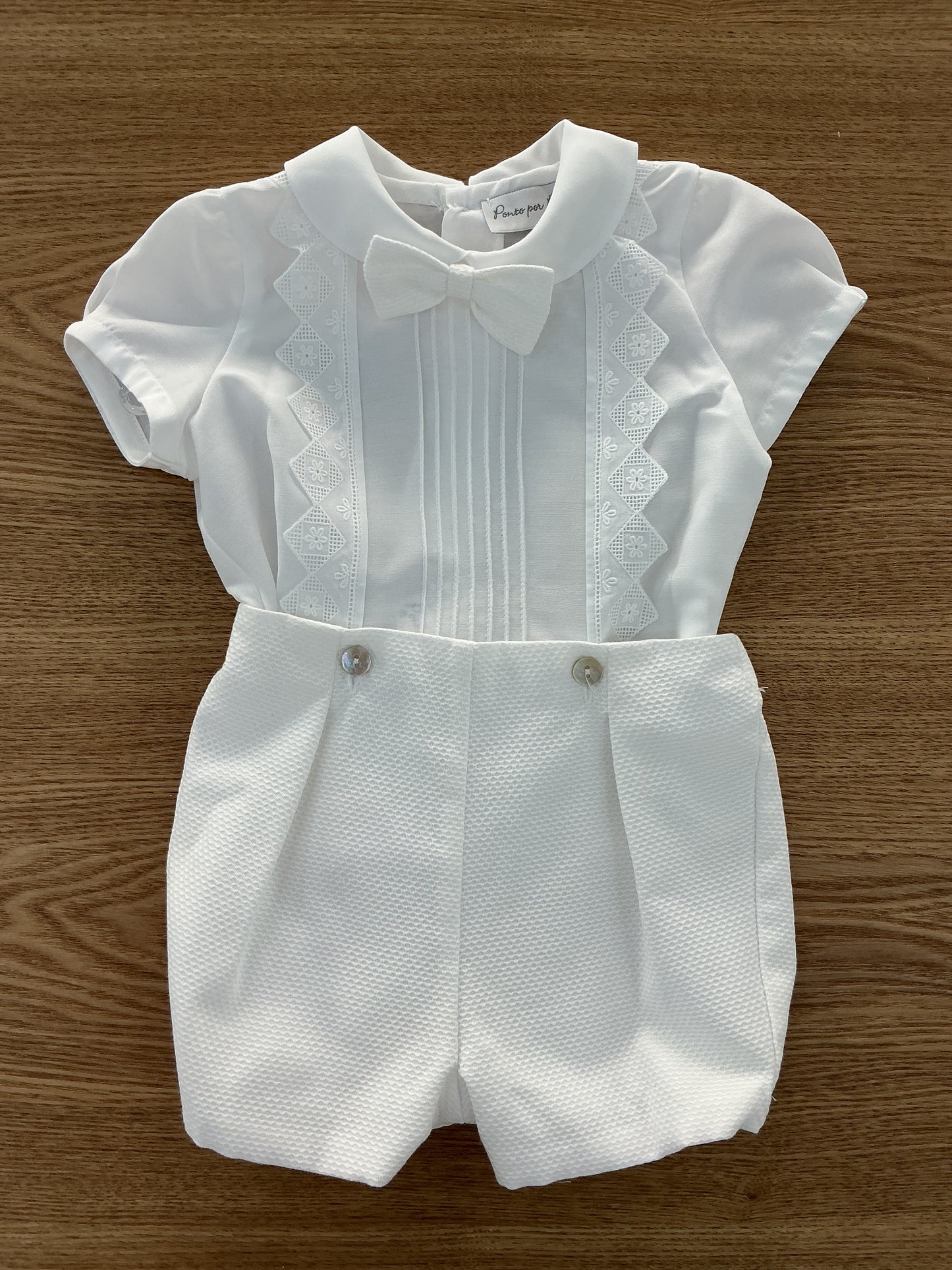 Completo Hermes bianco