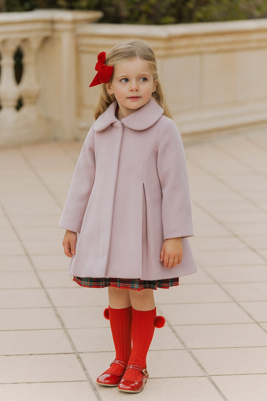Cappotto signorina rosa