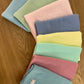 Mussola monocolore cotone garzato