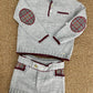 Cord-Set 2 Pezzi Grigio/Bordaux