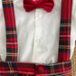 Completo 3 Pezzi Tartan Con Papillon Velvet