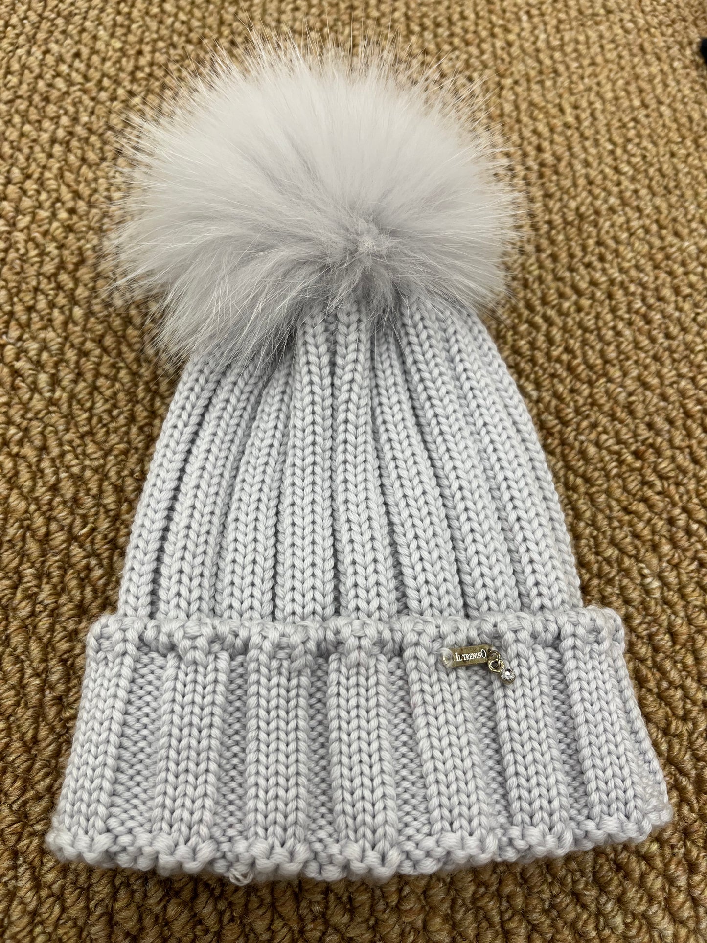 Cappello Blu/Grigio IL TRENINO