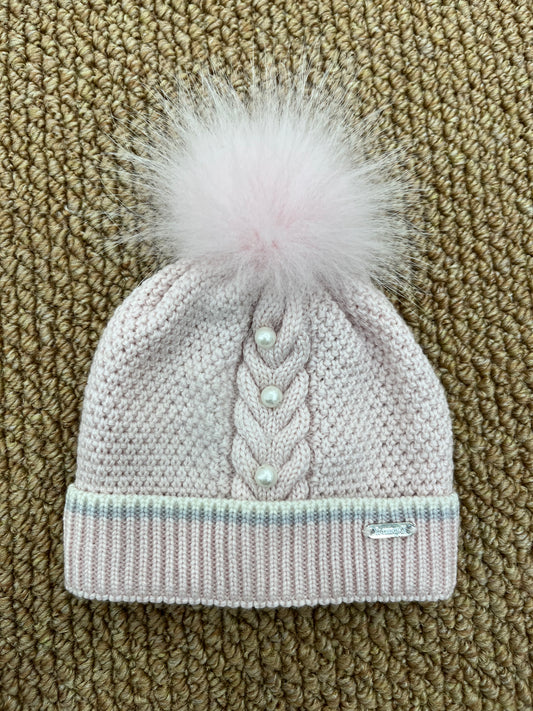 Cappello Neonata Perla Lana Vergine TRENINO