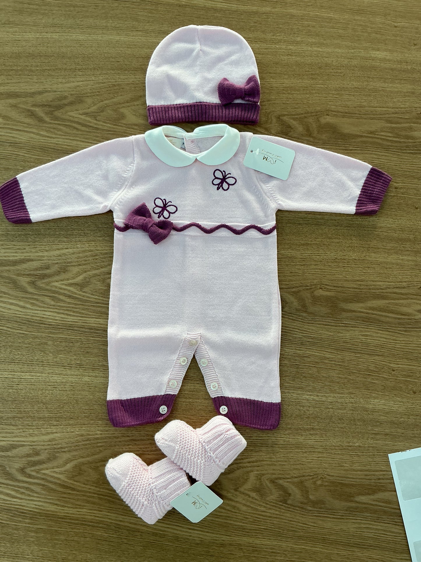 Uscita clinica Butterfly  con tutina N314