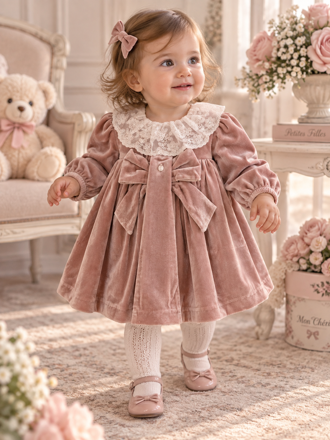 Abito Velvet romantico 882