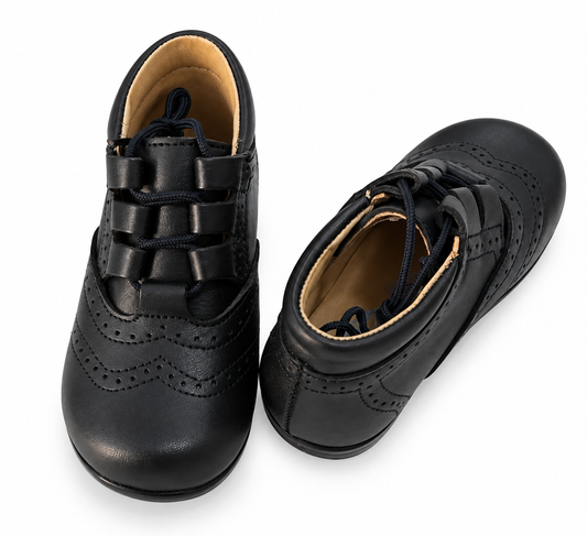 Scarpe inglesine blu Royal 627