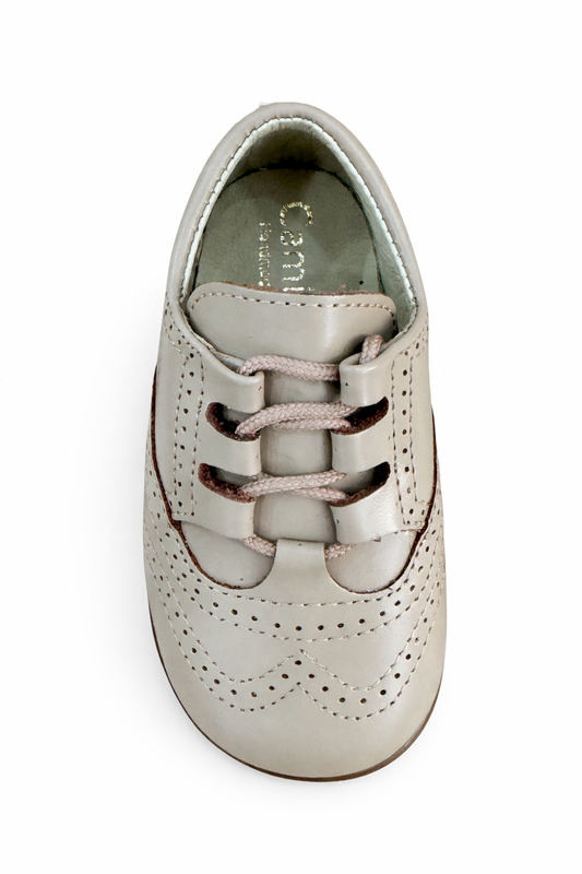 Francesina con laccio beige