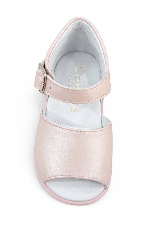 Sandalo rosa perlato