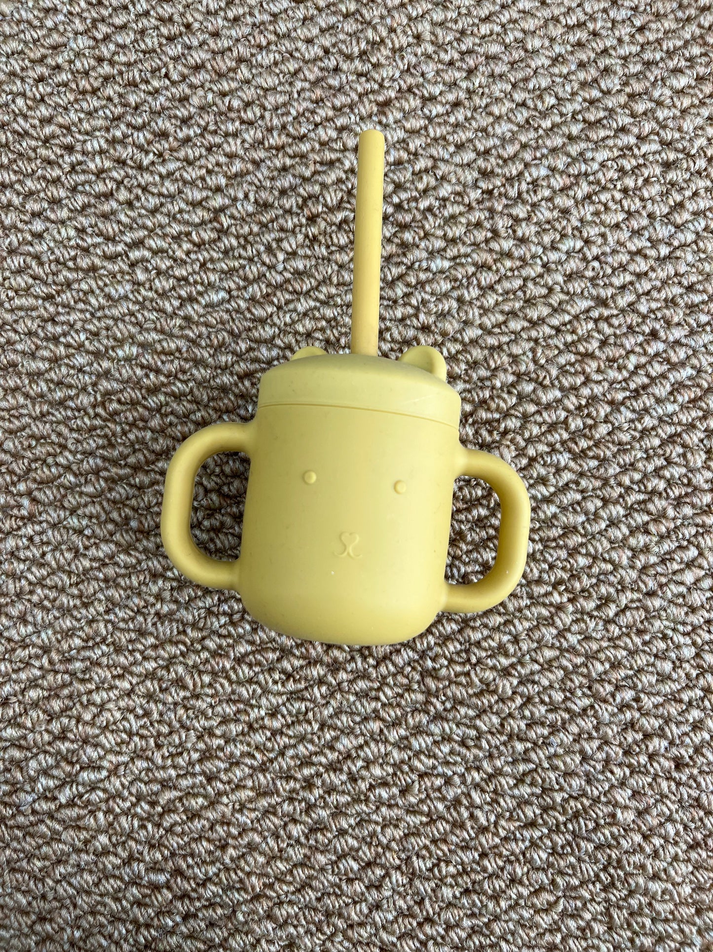 Tazza Silicone con Manici e Cannuccia