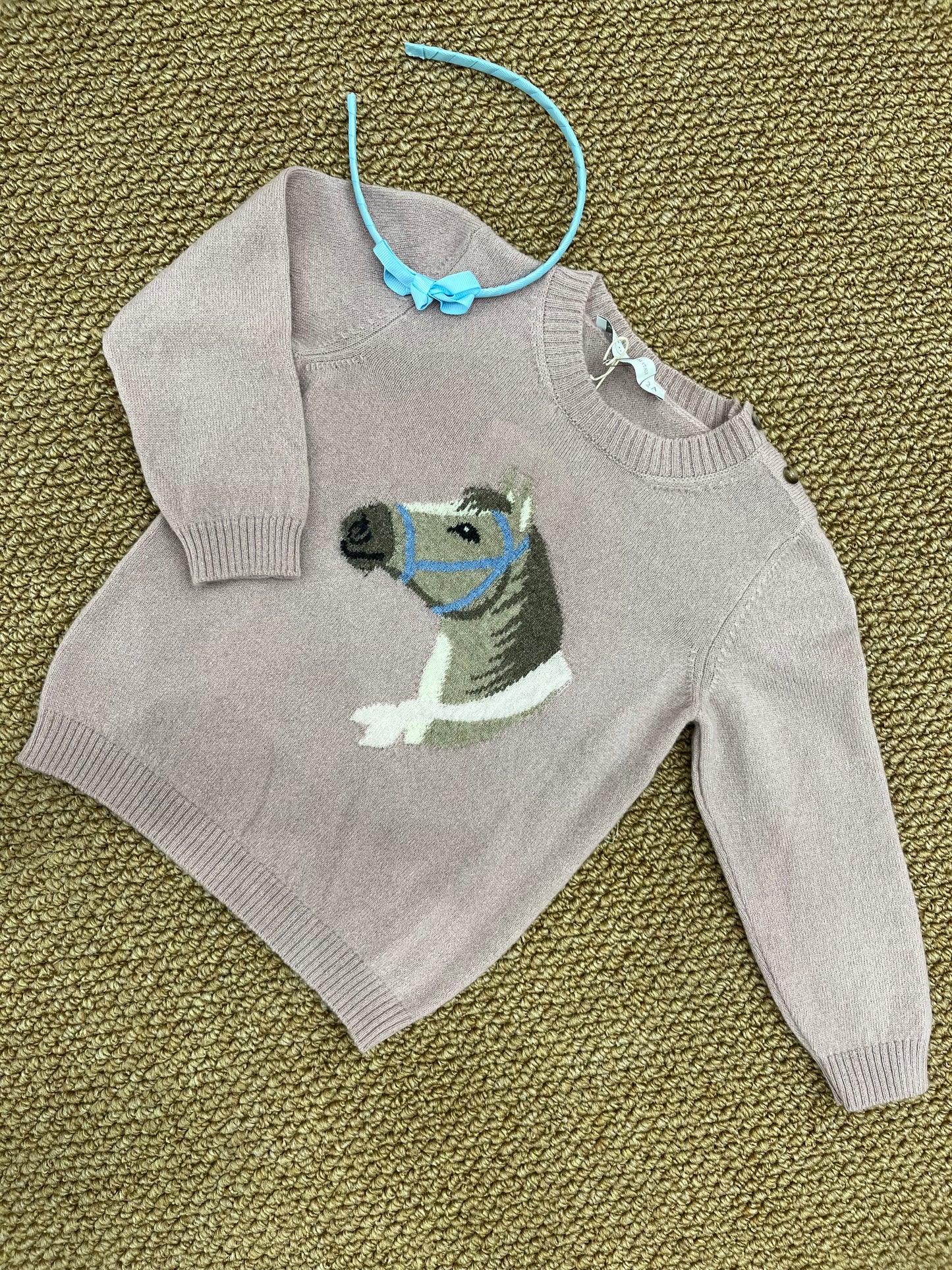Maglione Rosa Antico Lana Merinos