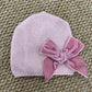 Cuffietta Neonata Fiocco Velvet