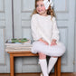 Jeanette Boucle Sequin Dress Snowdrop