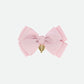 Fermaglio con fiocco e corona Metallic Big Bow Pink