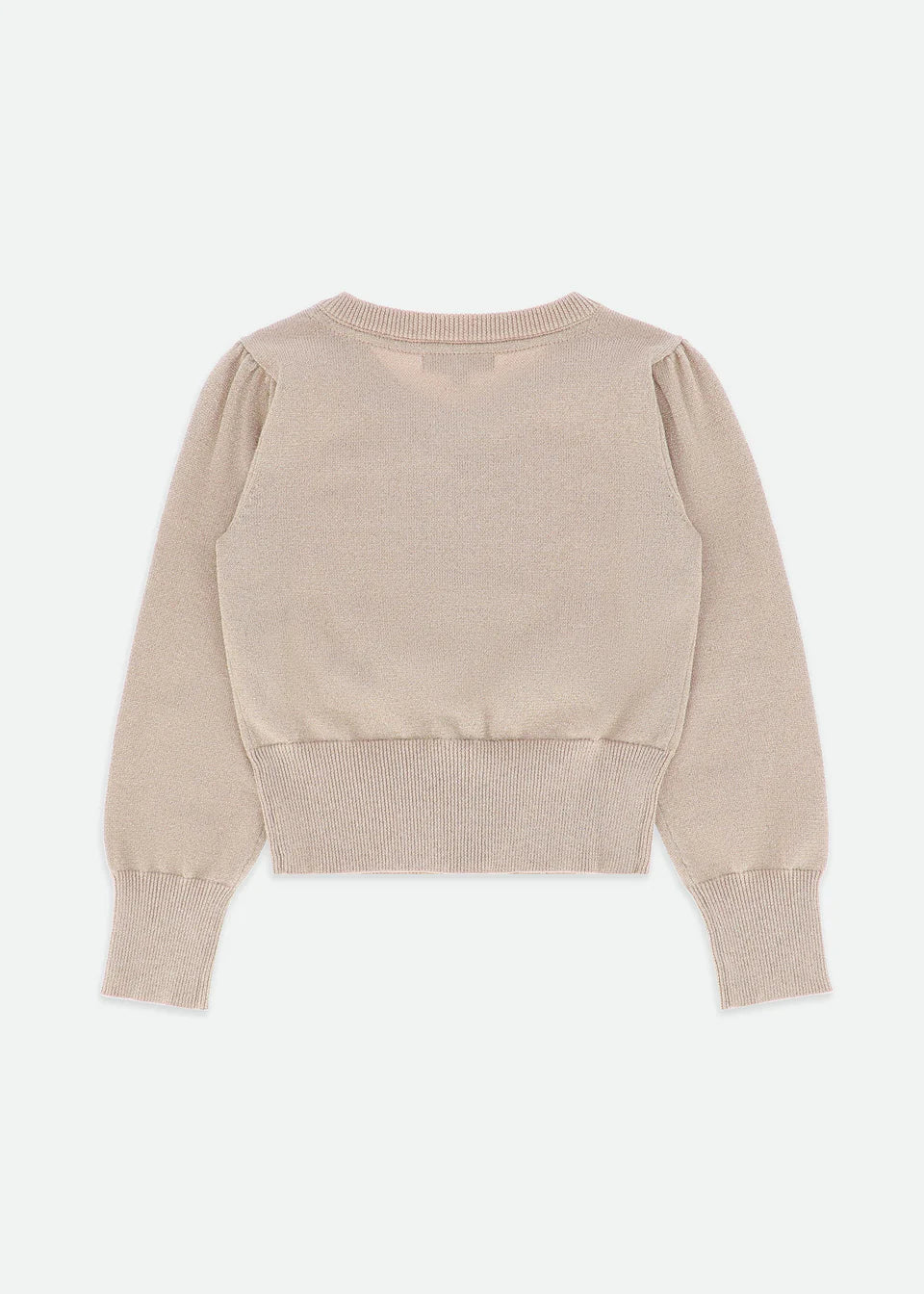 Nikki Metallic Cardigan Gold