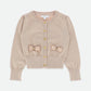 Nikki Metallic Cardigan Gold