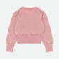 Nikki Metallic Cardigan Tea Rose