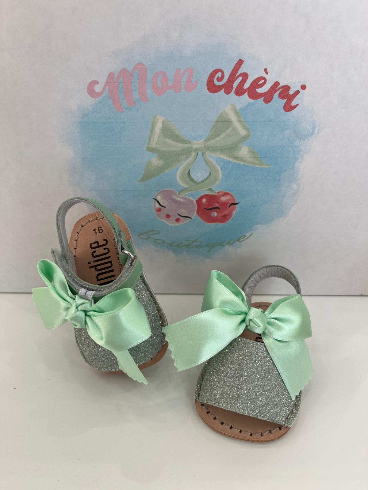 Minorchina Piel Glitter VERDE INDICE