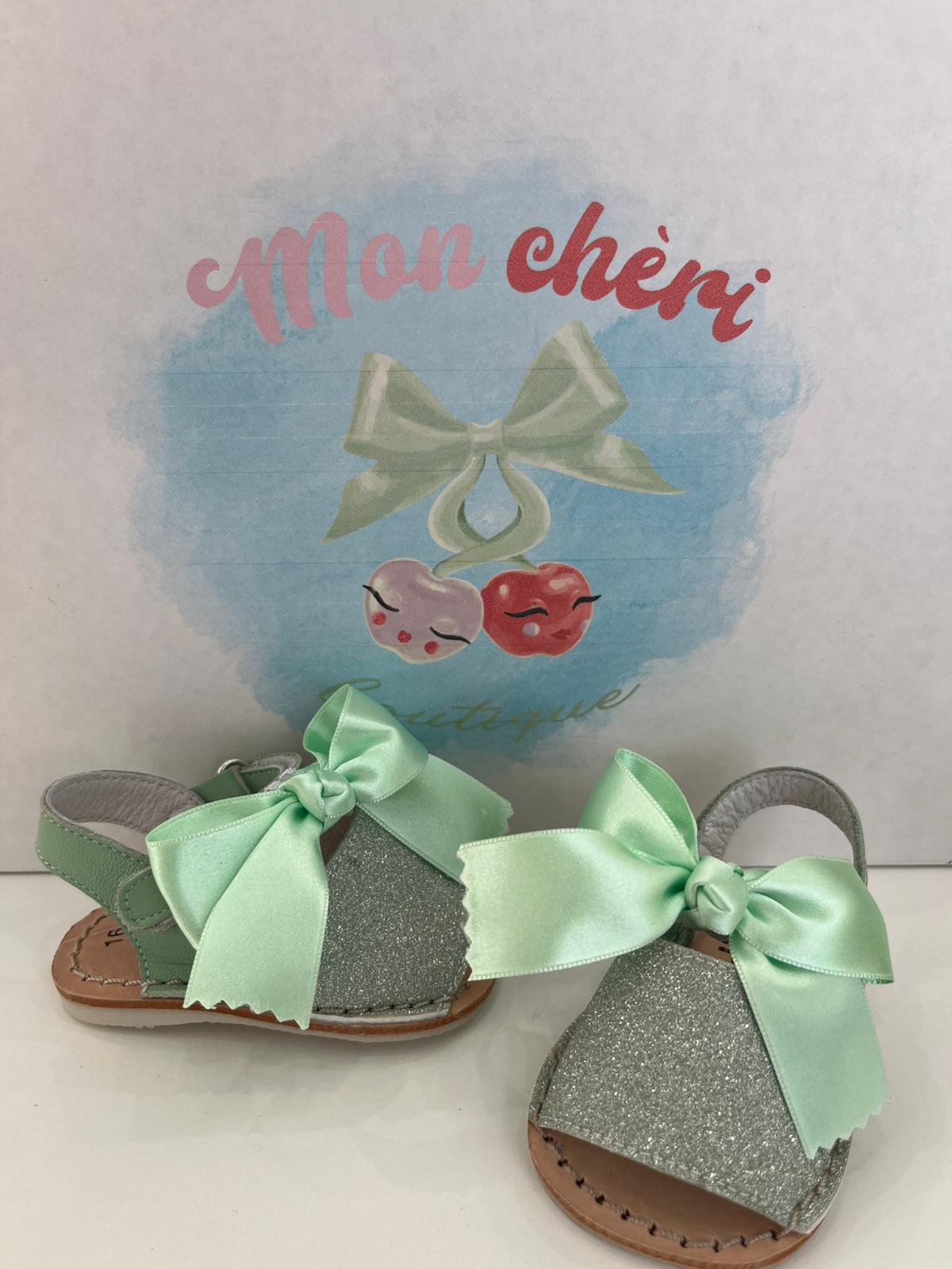 Minorchina Piel Glitter VERDE INDICE