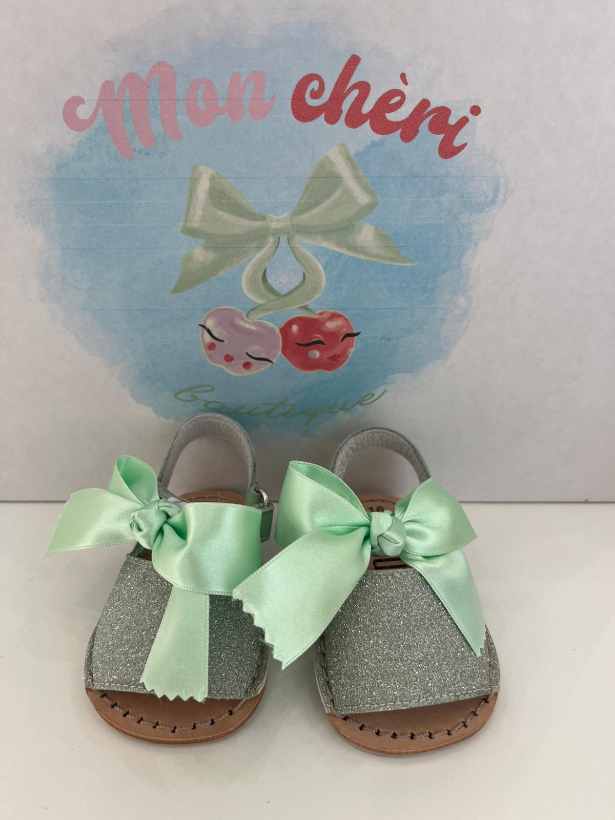 Minorchina Piel Glitter VERDE INDICE