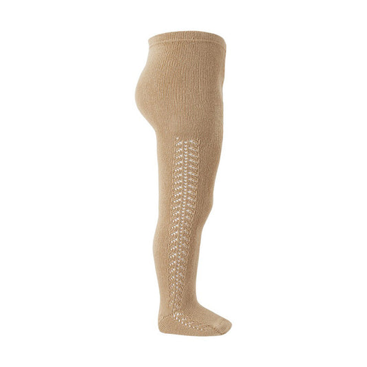 Calzamaglie cotone caldo traforate laterale CAMEL
