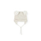 Cappello bianco con pompon