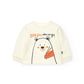 Completo neonato in maglia orsetto bianco