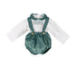 Salopette Green Velvet Olaf
