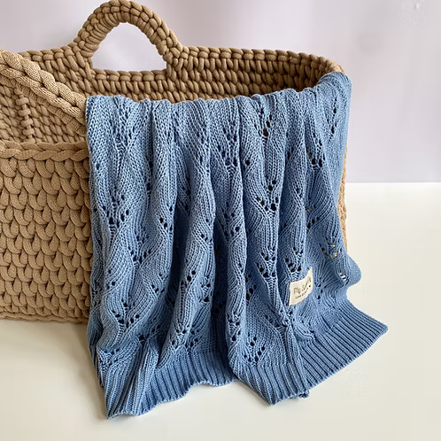 Coperta Nordic lavorata Bamboo e Cotone