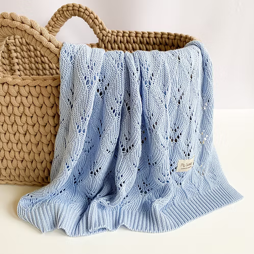 Coperta Nordic lavorata Bamboo e Cotone