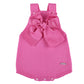 Pagliaccetto a punto legaccio con fiocco grande Con Body Cuore FUCSIA CONDOR