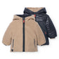 Parka tessuto tecnico reversibile grigio