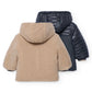 Parka tessuto tecnico reversibile grigio
