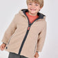 Parka tessuto tecnico reversibile grigio