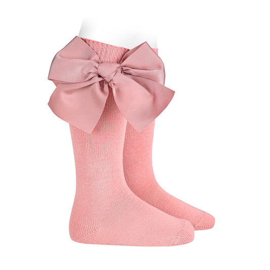 Calzino con fiocco grosgrain CONDOR
